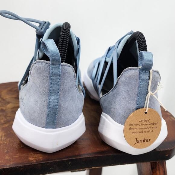 New Jambu Women's Azalea Sneaker Strappy Blue Comfort Casual Summer‎ Size 9 - Picture 5 of 9